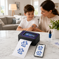 Imprimante thermique sans fil Xprinter MP03 pour empreintes de pattes et tatouages, avec batterie 1000 mAh, pour les amoureux des animaux