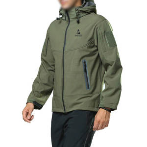 Chaqueta Cortavientos de Invierno para Hombre, Transpirable, Ecológica, con Logotipo Frontal, Poliéster/Nailon de Alta Calidad - Product Image 3