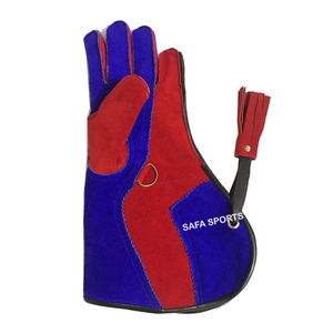 Gant de fauconnerie premium pour le maniement des faucons, des hiboux et des aigles, gant de protection en cuir épais pour l'entraînement des oiseaux - Product Image 1