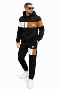 Conjunto Deportivo de Felpa para Hombre, Sudadera con Capucha y Pantalones Jogger, Corte Regular, Personalizable, Venta al Por Mayor, Ropa Deportiva Informal B2B - Product Image 3