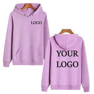 LOGO personnalisé 100% coton lavé à manches longues hommes t-shirt ample surdimensionné Streetwear pulls automne sweat à capuche - Product Image 4