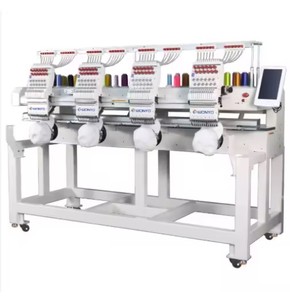 NOUVELLE machine à broder industrielle à 4 têtes, 12/15 aiguilles, broderie de chaussettes - Product Image 1