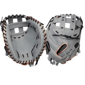 Gants de baseball sur mesure en gros, vente en vrac, gants d'entraînement sportifs en cuir, taille adulte, prix raisonnable - Product Image 1