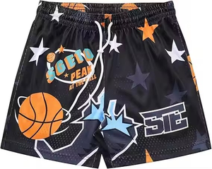 Hot Men's Summer Cotton Shorts Custom 3D Puff Print Flocado Bordado Jogger Sweat Streetwear Casual Summer Men's Clothing - Product Image 4