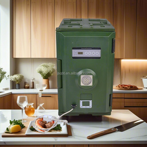 Chariot isolé électrique de chariot à nourriture de technologie de chauffage avancée de 90L 130L chariot électrique de la livraison de repas - Product Image 3