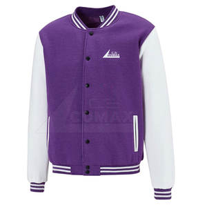 Qualité supérieure Logo personnalisé Veste Letterman Vêtements à la mode Veste Letterman à manches longues - Product Image 2