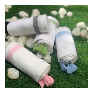 Ensembles de serviettes de bain lavables portables biologiques de luxe 100% coton en vrac durable et respectueux de l'environnement - Product Image 2