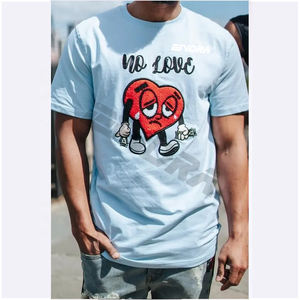 Camiseta con estampado de nuevo diseño de moda 2023, ropa de calle, camisetas con estampado de logotipo personalizado para hombre - Product Image 5