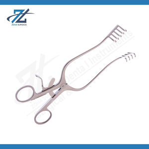 Retractor Travers, Retenedor Interno Autoajustable, 210 mm de Largo, 4 x 5 Dientes, 95 mm de Apertura Completa, Reutilizable, Juego de Instrumentos con Certificación CE - Product Image 2