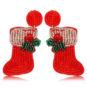 Pendientes de joyería de la mejor calidad, diseño grande, pendientes con cuentas, joyería colorida para las orejas para mujeres de la India - Product Image 2