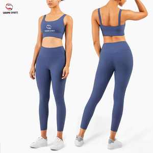 Vêtements de sport pour femmes, vêtements de sport pour la salle de sport, tenue de yoga, vêtements de sport légers à manches longues, survêtement - Product Image 2