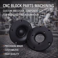 Électroérosion à fil CNC pour le traitement de blocs en acier inoxydable usinés, composants de précision, perçage, brochage, prototypage rapide
