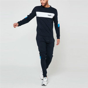 Twill Sports Men's Lightweight Breathable Knitted Polyester/Cotton Pullover <b>Sweat</b> Suits Custom High Quality Outerwear <b>Sets</b> - Product Image 6