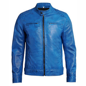 Chaqueta de cuero para hombre, abrigo de cuero auténtico para hombre de piel de vaca Natural 100%, ropa para hombre, chaqueta de cuero de otoño y primavera para hombre - Product Image 3
