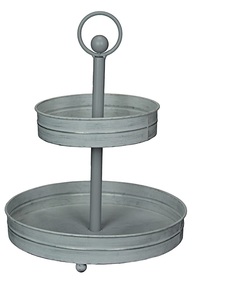 Support à gâteau en métal Unique galvanisé, décoration de fête faite à la main, vente en gros, dernière arrivée, plateau de Table classique élégant, support à gâteau en métal - Product Image 2