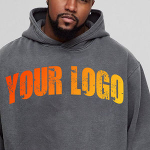 Heavy Gsm Cotton Blank <b>Plain</b> Luxury <b>Pink</b> Hoodies Pullover Men Custom Oversize Streetwear Heavyweight Men Hoodie Sweatshirts - Product Image 2