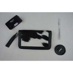 LAXURA Small <b>Genuine</b> Cowhide <b>Leather</b> Ladies <b>Wallet</b> Elegant and Stylish - Product Image 1