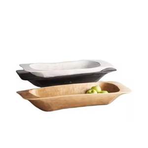 Nouveau bol à pâte à pain en bois fait à la main bol en bois décoratif de qualité supérieure avec finition naturelle pour la maison et la cuisine - Product Image 1