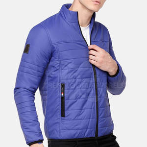 Chaqueta Acolchada para Hombre de Alta Calidad, 100% Algodón, Transpirable, con Cuello Alto y Logotipo Frontal, con Opciones Personalizables - Product Image 5