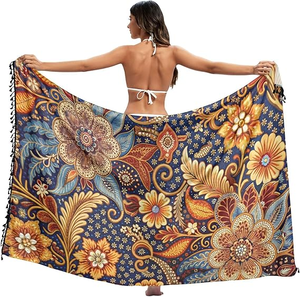 Pareo de Poliéster de Secado Rápido, Elegante Traje de Baño para Comodidad en la Playa - Product Image 5