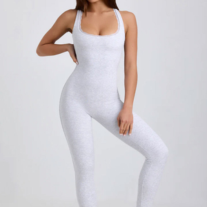 จั๊มสูทเอวสูงของผู้หญิงแห้งเร็วระบายอากาศได้ดีชุดเล่นโยคะแบบลำลองสำหรับฤดูร้อน - Product Image 6