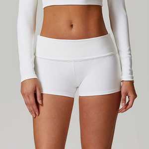 Ropa deportiva holgada de verano para mujer, pantalones cortos de 2 piezas para entrenamiento, correr, gimnasio, pantalones cortos de Yoga - Product Image 4