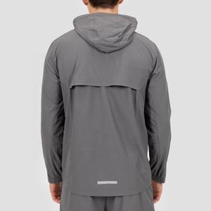 Vêtement de randonnée imperméable de haute qualité pour hommes, coupe-vent d'extérieur, veste coupe-vent pour hommes, vente en gros - Product Image 2