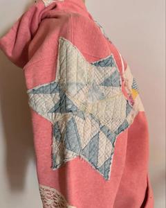 Essential <b>Snug</b> Style Printed Vintage Fleece Pullover <b>Hoodie</b> Soft Toasty Adjustable Sturdy Fabric Kangaroo Pocket Daily Comfort - Product Image 3