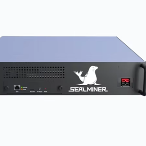 Le Bitdeer SealMiner DL1 Hydro a une puissance de hachage de 52,5 Gh/s et consomme 7823 W, ce qui donne une efficacité énergétique de 0,149 J/Mh. - Product Image 1