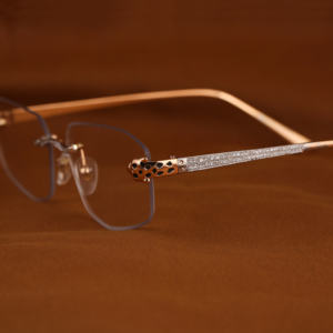 Gafas de Sol Rectangulares Unisex de Aleación sin Montura, Ligeras y Modernas para Uso Diario, con Lentes Cultivadas en Laboratorio - Product Image 3