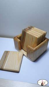 American Style Tea Cup Coaster Top Quality Product High Gloss Resin & Wood <b>Coffee</b> Coaster Mat & <b>Pad</b> for Drinks Custom Logo - Product Image 5