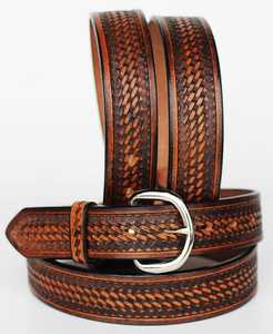 เข็มขัดคาวบอยตะวันตกหนังวัว100% พร้อมเครื่องมือดีไซน์ชั้นนำผู้ผลิตสำหรับผู้ชายผู้หญิง - Product Image 3