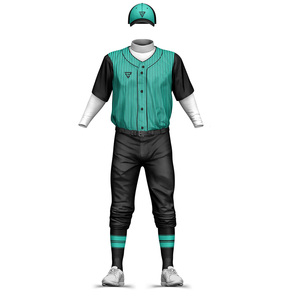 Maillot de baseball à manches courtes, logo personnalisable, broderie, vêtements de sport en polyester uni, uniformes d'impression par sublimation, Offre Spéciale - Product Image 3