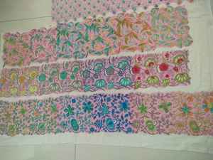 Tela Brocada de Algodón Tejida a Mano con Estampado en Bloque, Tela Jaipur Hecha a Mano, Resistente a la Abrasión, Estampado Floral Indio al por Mayor para Vestidos - Product Image 5