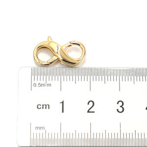 Cierres de Langosta de Doble Bloqueo de Latón Chapado en Oro de 18K/14K, Conectores para Joyería Hechos a Mano - Product Image 5