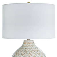 Lampe de chevet en nacre incrustée d'os de style moderne fabriquée à la main avec une vadrouille de haute qualité pour la décoration de la maison ou de l'hôtel