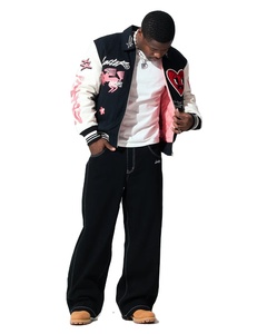 Chaqueta Varsity Personalizada de Alta Calidad con Logotipo Bordado, Chaqueta Bomber de Lana y Cuero para Invierno, Chaqueta Varsity Letterman para Hombre - Product Image 5