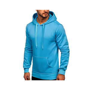 Sudadera de Algodón para Hombre al por Mayor con Logotipo Bordado, Aplique Sólido, Manga Larga, Capucha, Ropa Urbana, Sudaderas con Estampado Personalizado - Product Image 4