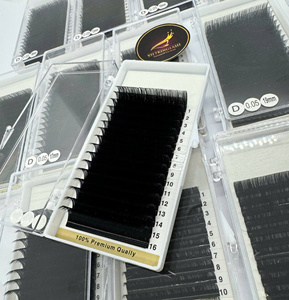 ขนตาปลอมแบบ Private Label ขนาด 0.03 0.05 0.07 รูปทรง C CC D แบบธรรมชาติ สำหรับมืออาชีพ ผู้ผลิต OEM/ODM อุปกรณ์ต่อขนตา - Product Image 6