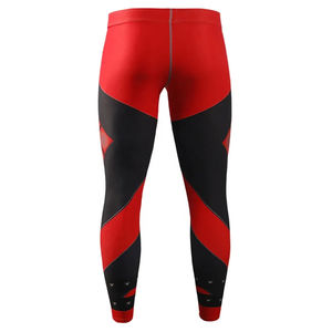 Pantalones de Compresión, Leggings de Sublimación Unisex, Spandex, Poliéster, para Entrenamiento, Gimnasio, Correr, Yoga, Cintura Elástica con Cierre, Leggings Estampados - Product Image 2