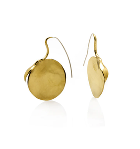 Boucles d'oreilles de dame de bijoux en laiton pour les articles de fête et les produits d'artisanat naturels polis brillants faits à la main - Product Image 2