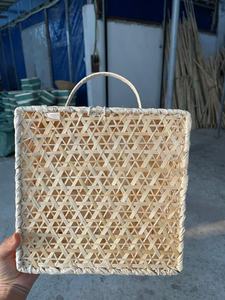 Forma rectangular cuadrada de caja de regalo de bambú Material de bambú blanqueado Durabilidad Flexibilidad - Product Image 2