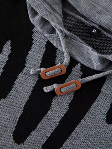 เสื้อฮู้ดแนวสตรีทผ้าโพลีเอสเตอร์สำหรับผู้ชายเสื้อกันหนาวถักแนวฮิปฮอปแฟชั่นระบายอากาศได้ดี100% สำหรับฤดูใบไม้ร่วงและฤดูหนาว - Product Image 6