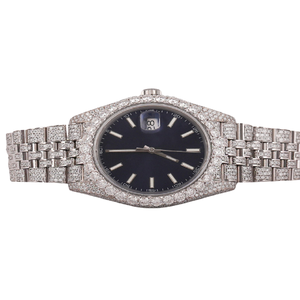 Moissanite Diamonds Men's Wristwatch Stainless Steel Wrist <b>Watch</b> for Man Luxury Mechanical <b>Watches</b> for Men & <b>Women</b> - Product Image 4