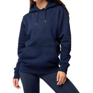 Sweat à capuche doux et chaud pour femme de qualité supérieure-Sweat à capuche en molleton de coton pour femme-Mode décontractée avec logo personnalisé classique - Product Image 3
