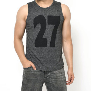 Nueva llegada de los hombres camiseta sin mangas Slim Fit cómodo más tamaño transpirable producto de Venta caliente nuevo estilo camiseta sin mangas para los hombres - Product Image 3