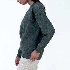 New Fashion Style Casual Blank Lined Design Winter Wear Cotton Clothing Oversized Long Sleeve Top Quality <b>Women's</b> Sweatshirt - Product Image 3