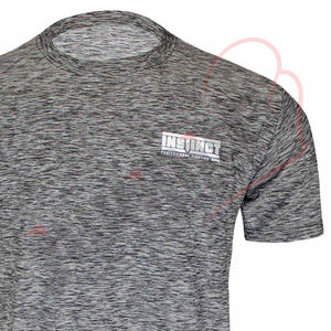 2025 haute qualité hommes 100% coton respirant séchage rapide écologique décontracté T-shirts blanc couleur unie impression personnalisée - Product Image 2