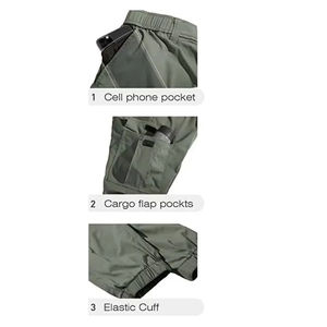 Venta caliente de los hombres casuales deportes al aire libre al por mayor pantalones de carga con cordón de alta calidad de Ajuste Recto de alta calidad pantalón de hombre - Product Image 4