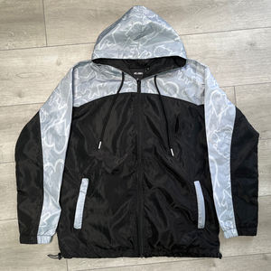 Ropa Deportiva de Alta Calidad al por Mayor, Conjunto Cortavientos Transpirable para Invierno, Ropa de Calle para Exteriores, Chaqueta Impermeable con Cuello Alto de Lona para Hombre - Product Image 4